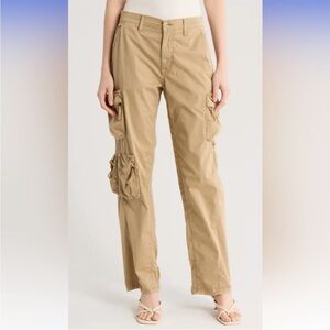 Pistola Bobbie Utility Cargo Pant in Coconut